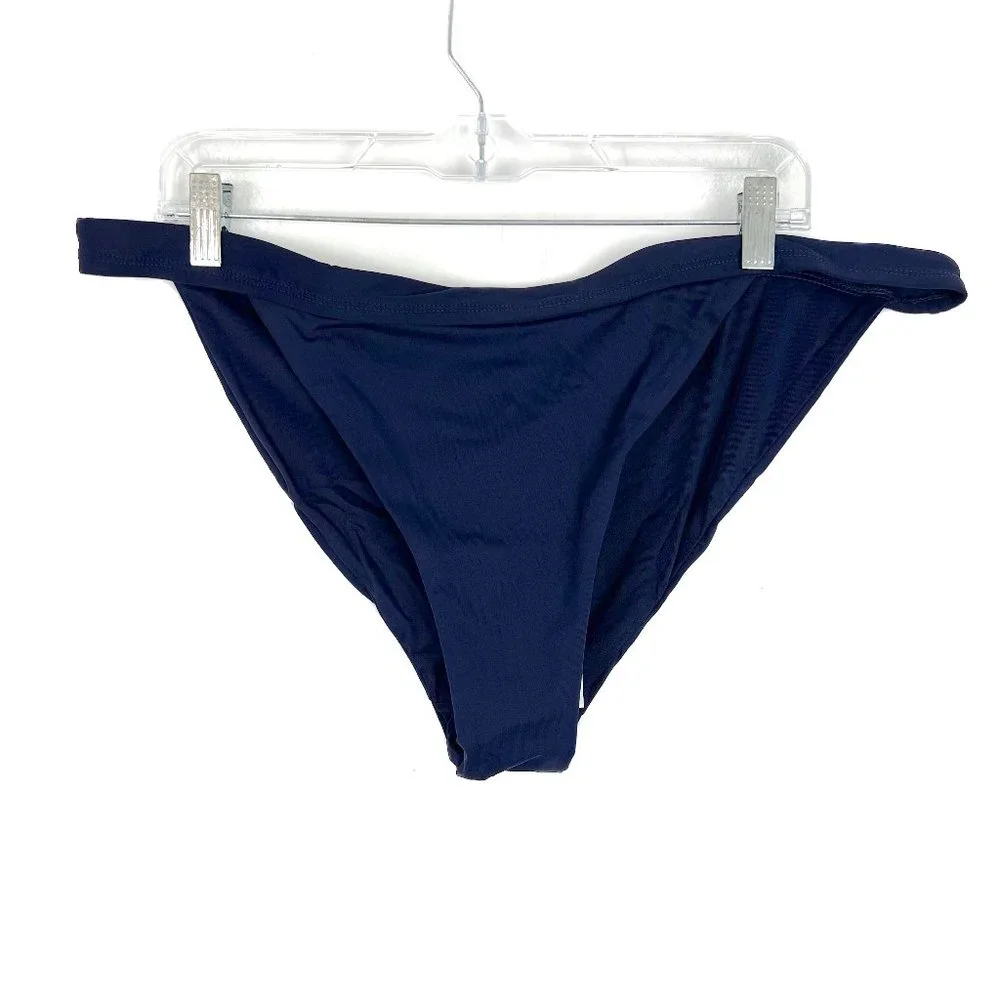 NWT Andie Swim The Banded Cheeky Bottom Bikini Bottoms Flat Navy Size XXXL NEW - Picture 2 of 11